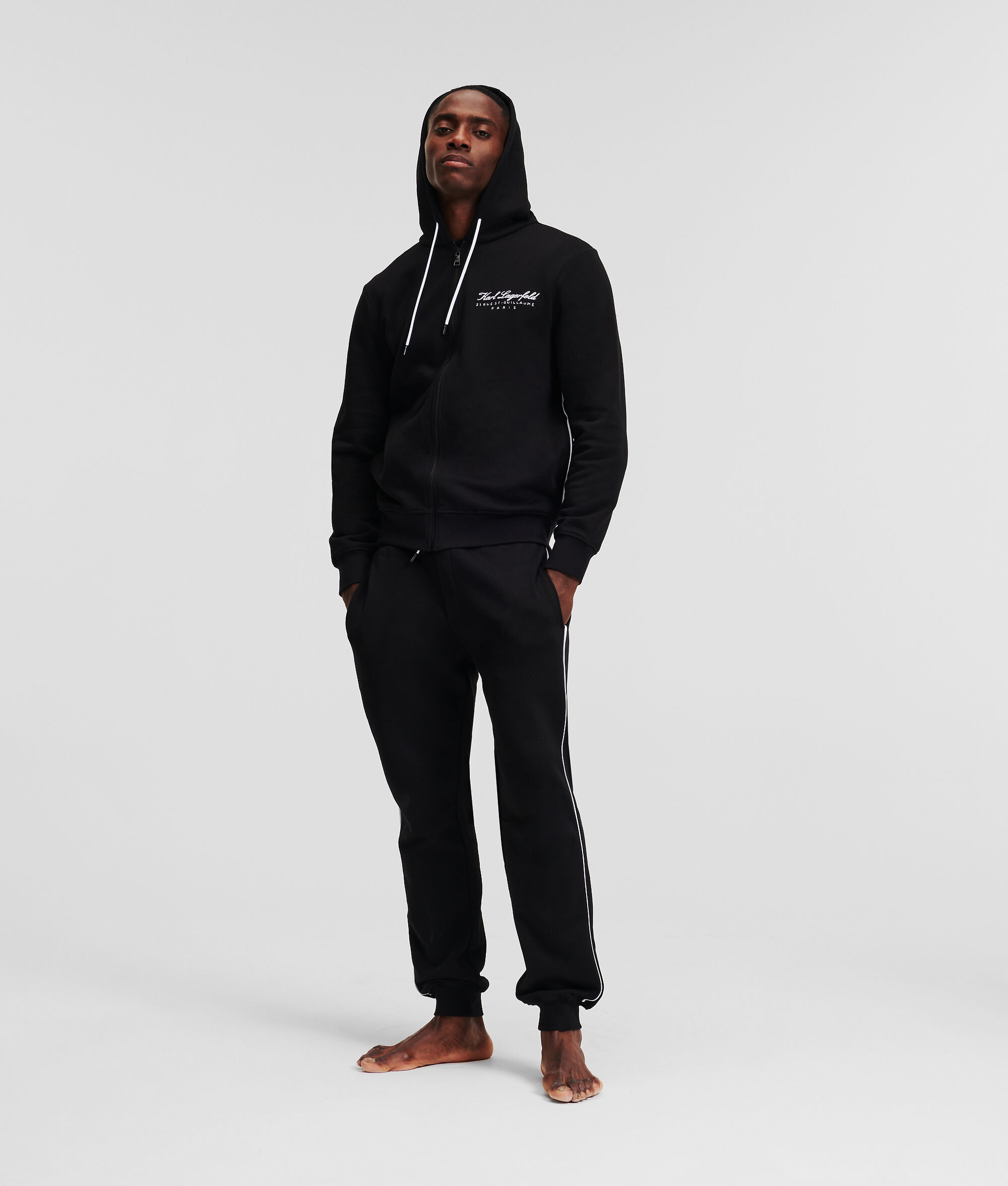 (image for) Intuitive HOTEL KARL ZIP-UP LOUNGEWEAR HOODIE